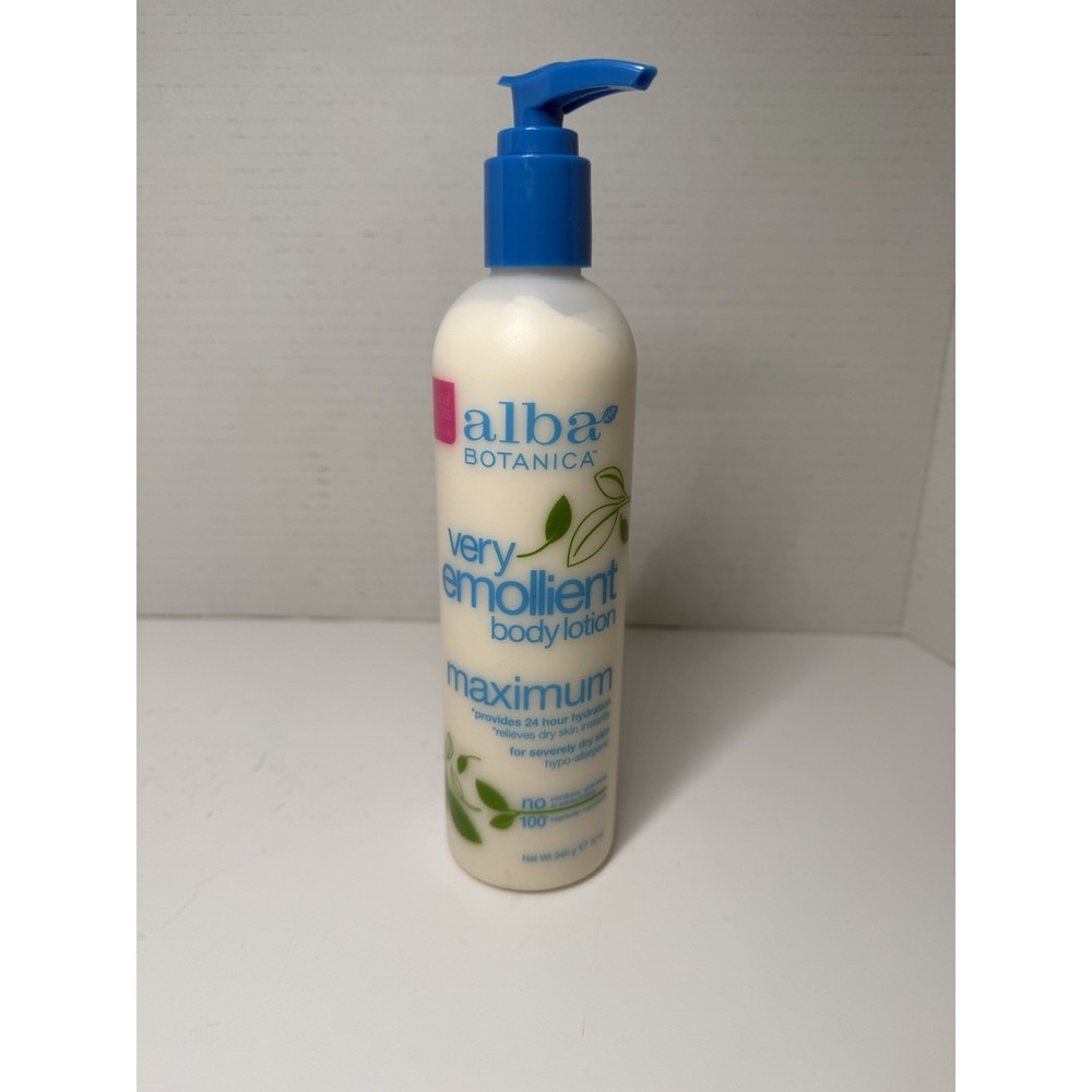 New Alba Botanica - Very Emollient Body Lotion - Maximum - 12oz
